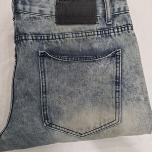 True Rock Premium Ripped Acid Wash Jeans Men W38 L32